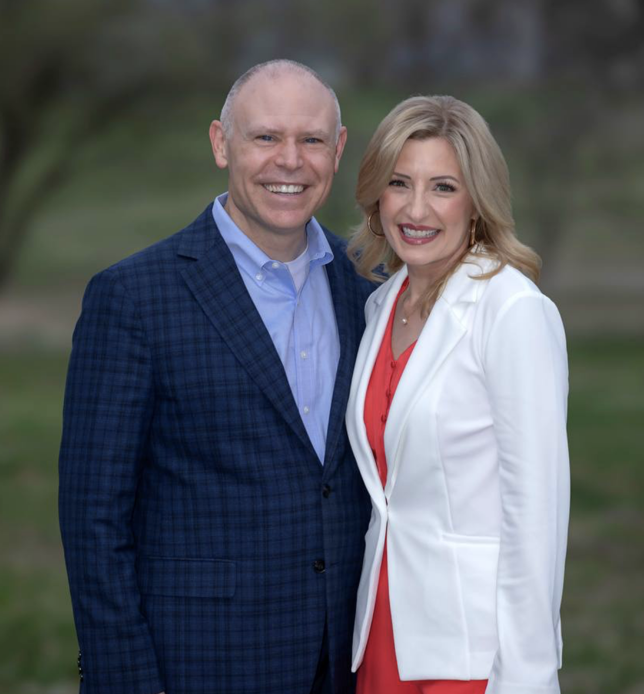 Laura Lacey Johnson and her husband Brad Johnson